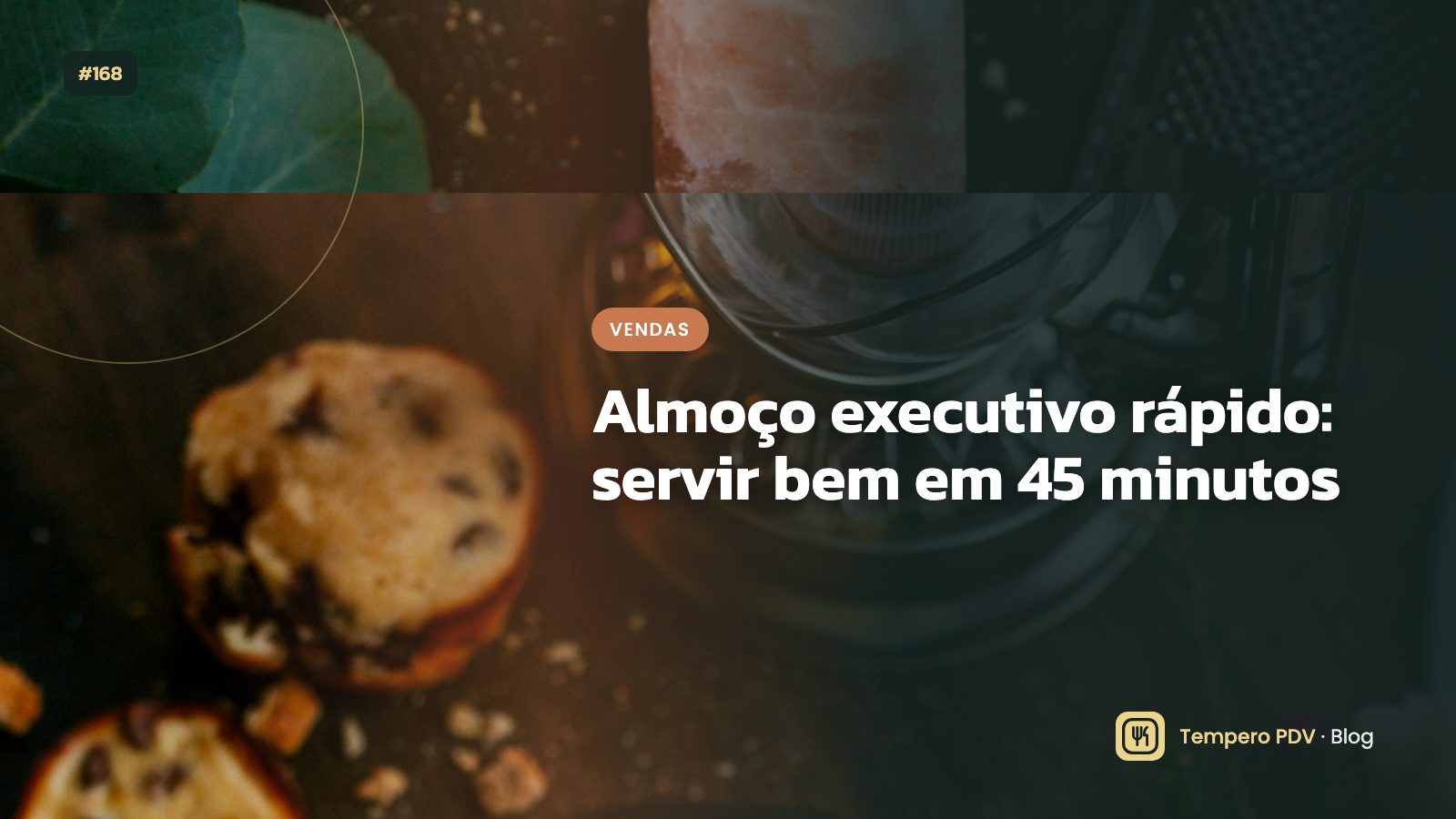 Prato executivo servido no horário de almoço