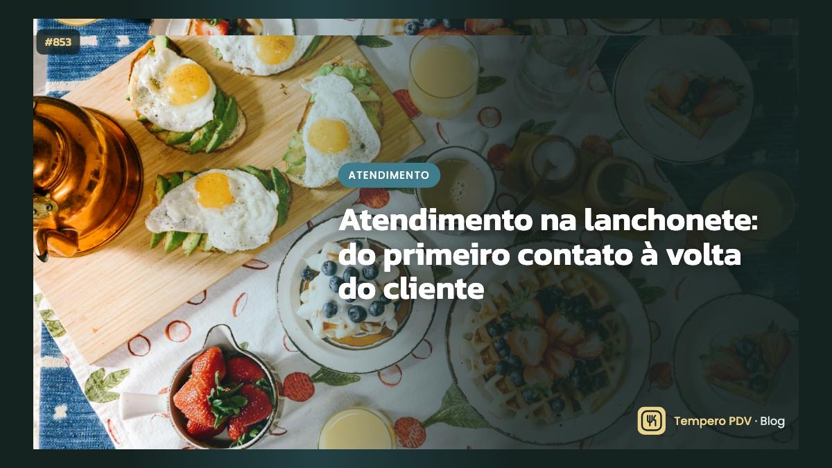 Atendimento na lanchonete: do primeiro contato à volta do cliente