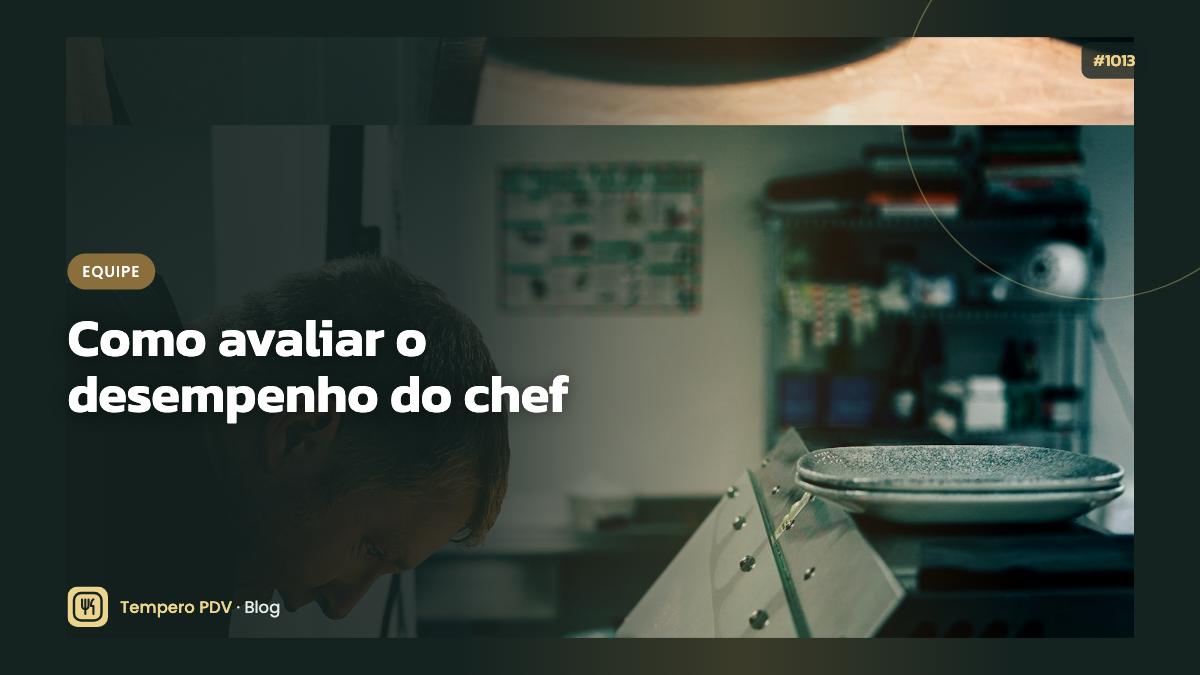 Chef de cozinha no restaurante