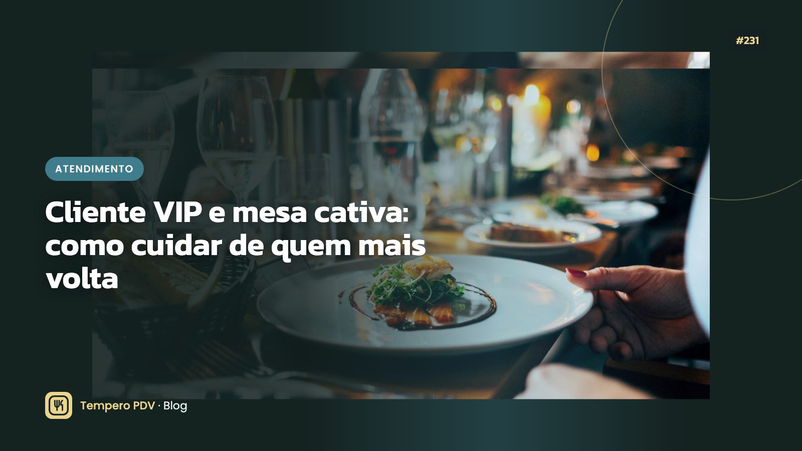 Garçom cumprimentando cliente frequente