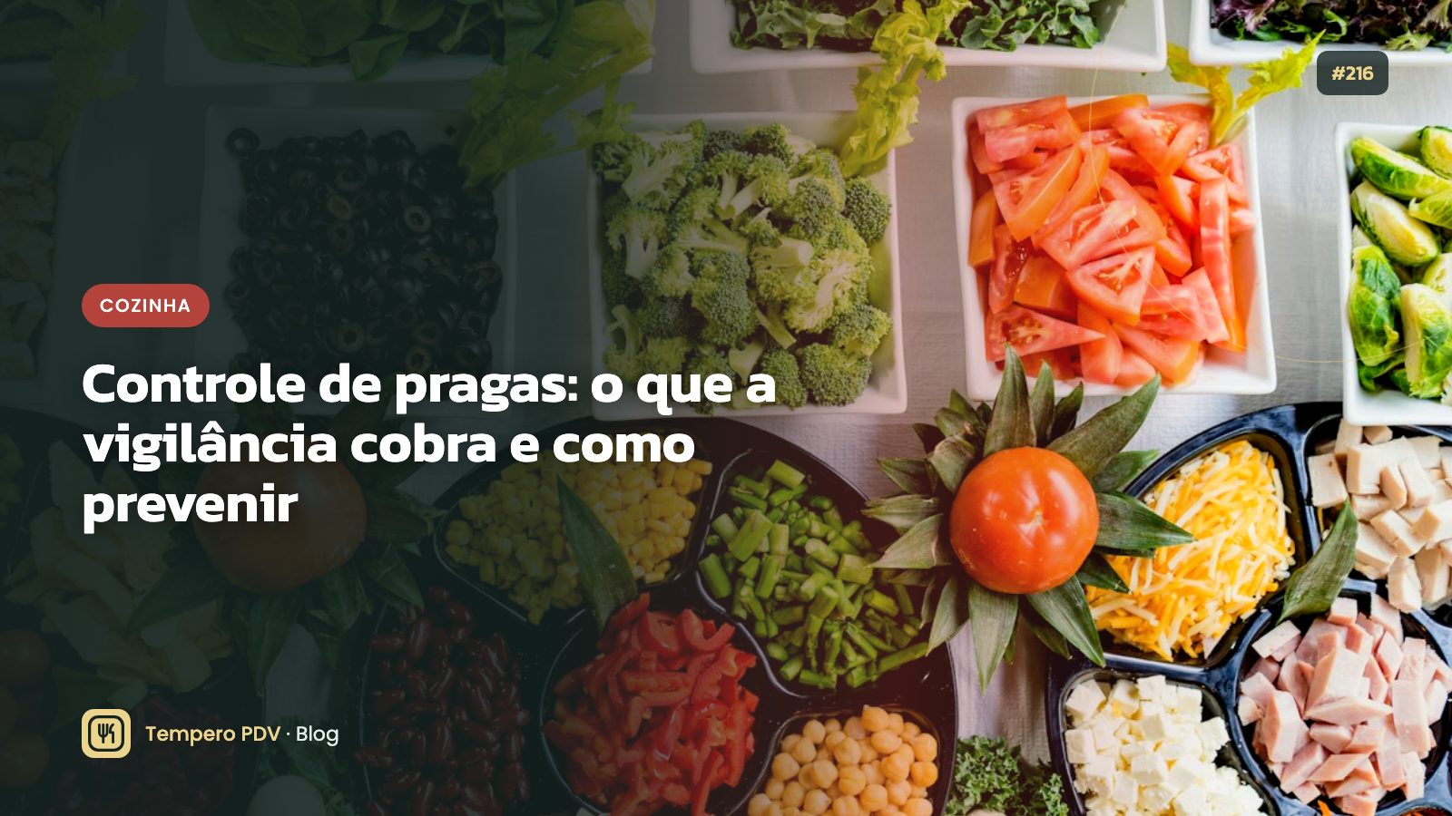 Cozinha industrial limpa e organizada