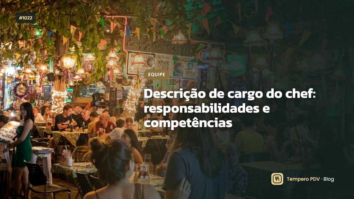 Chef de cozinha no restaurante