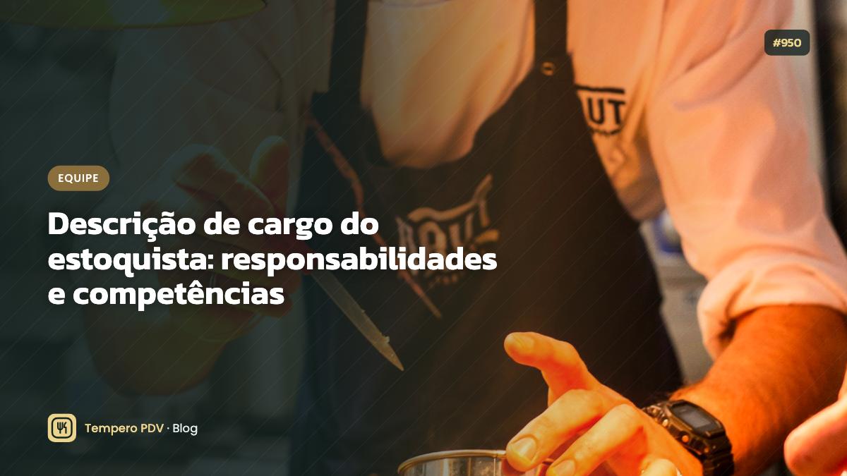 Estoquista e comprador no restaurante