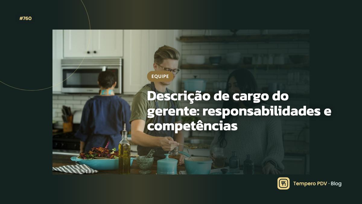 Gerente no restaurante