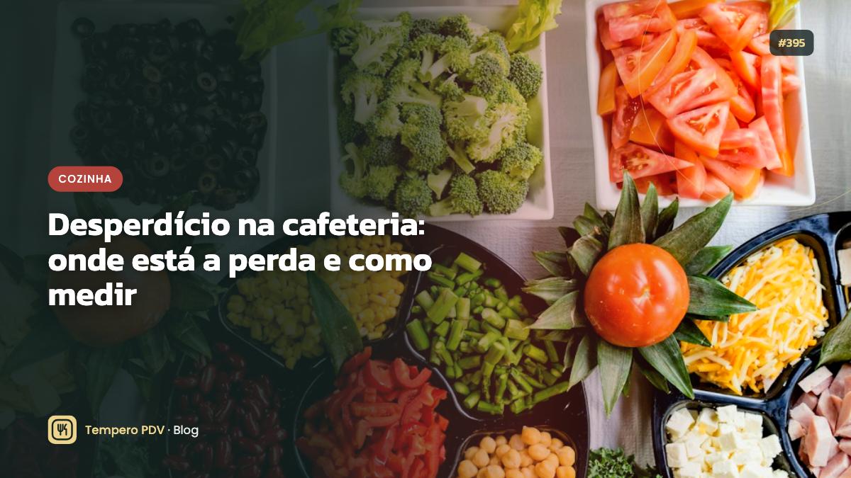 Desperdício na cafeteria: onde está a perda e como medir
