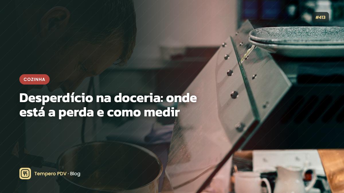 Desperdício na doceria: onde está a perda e como medir