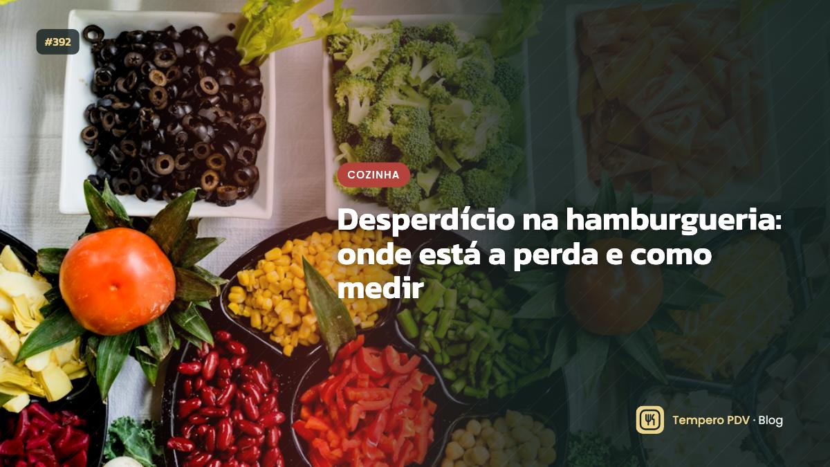 Desperdício na hamburgueria: onde está a perda e como medir