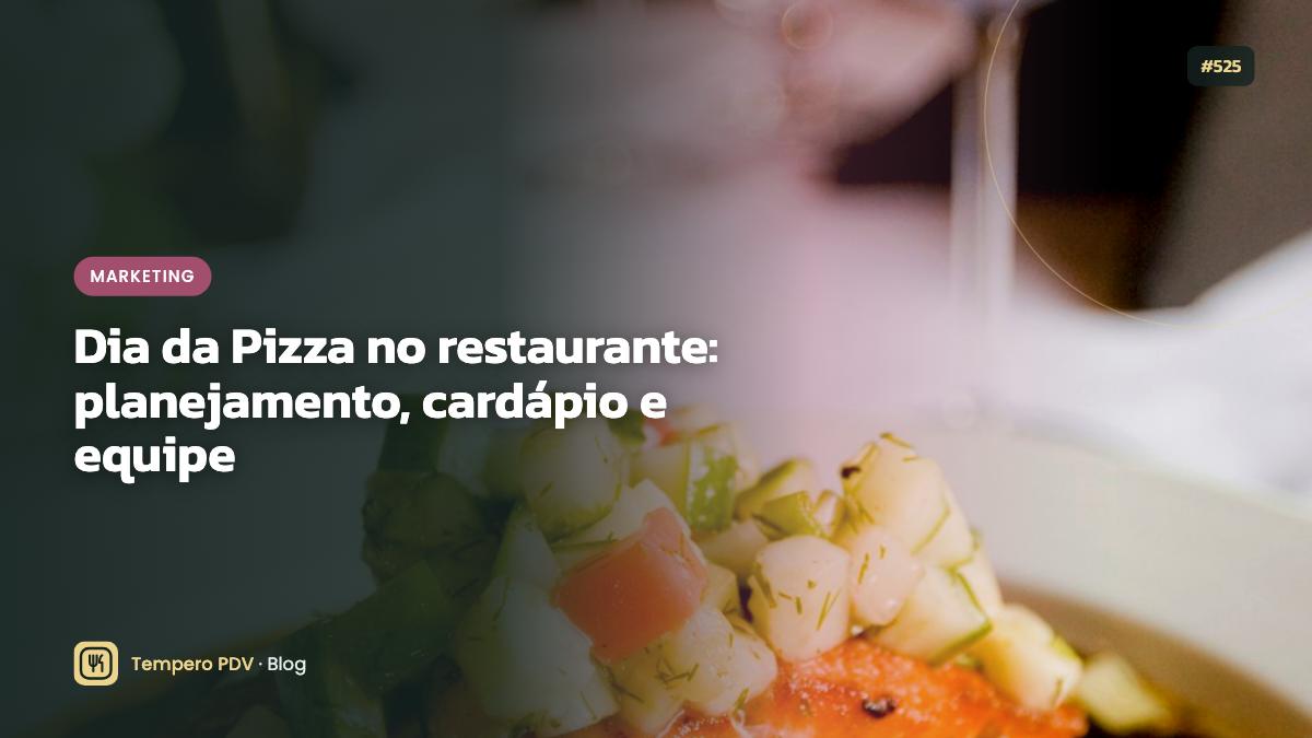 Dia da Pizza no restaurante