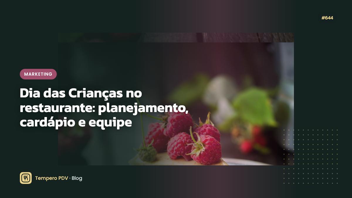 Dia das Crianças no restaurante