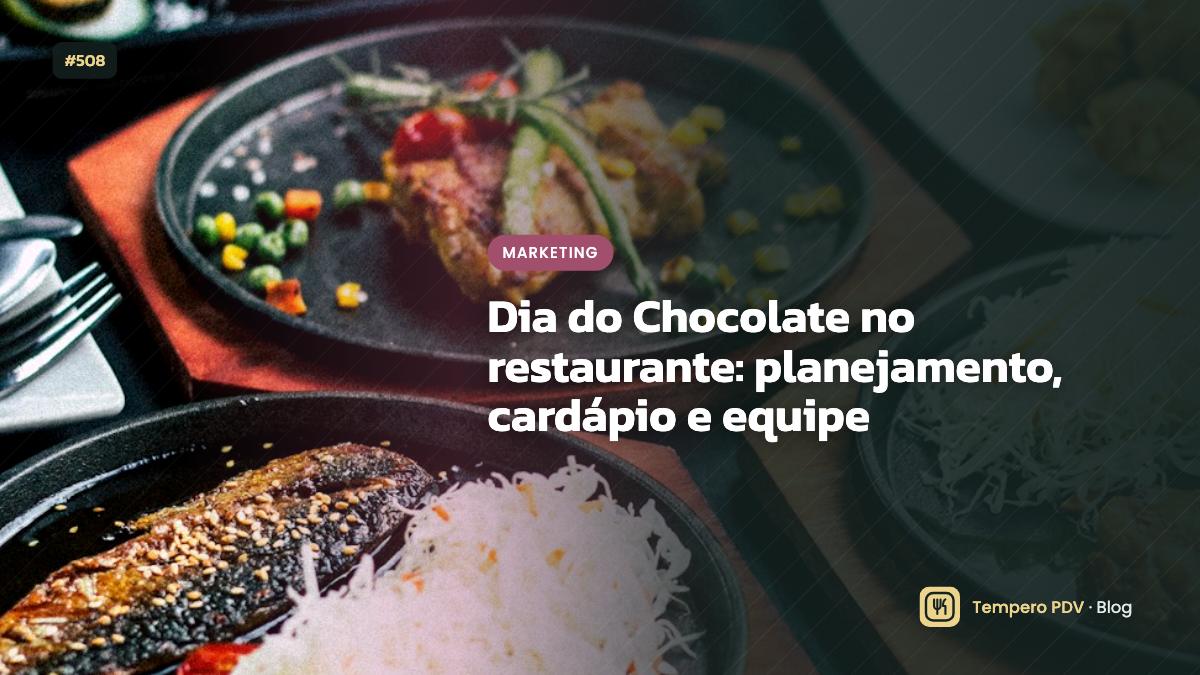 Dia do Chocolate no restaurante