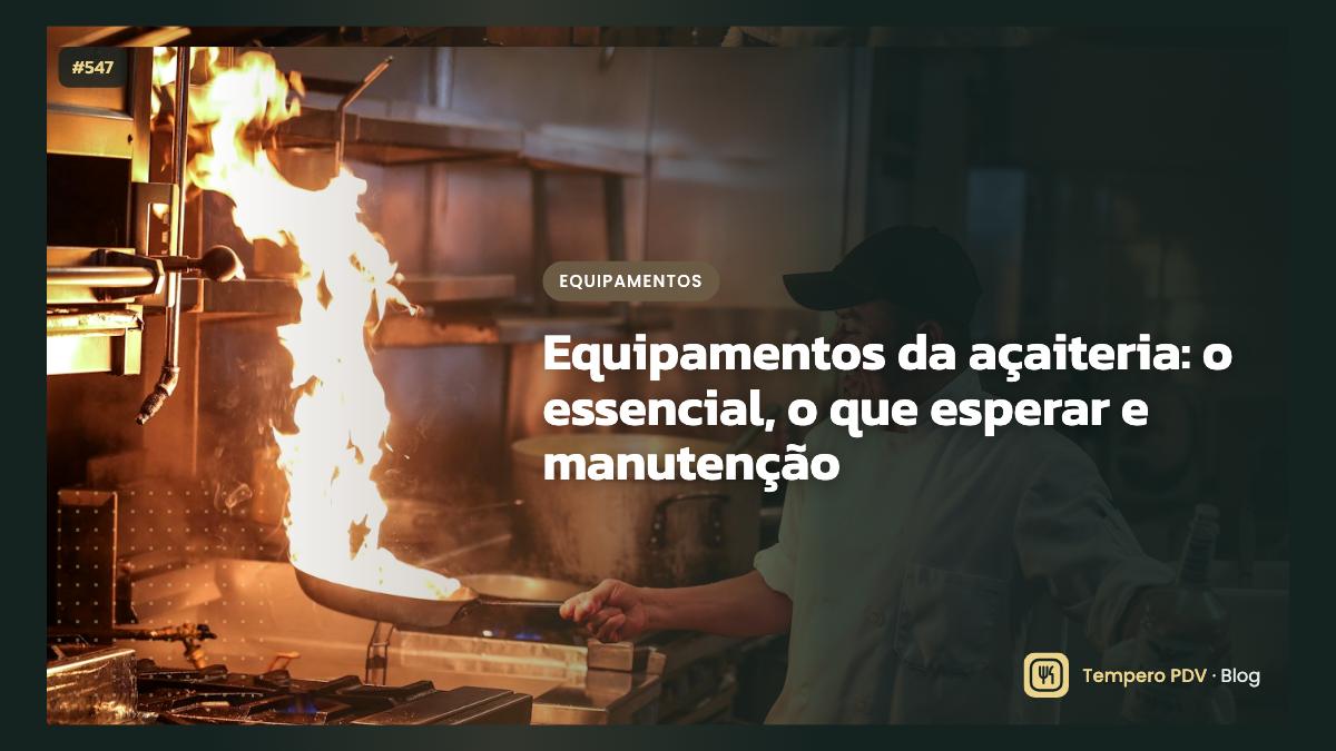 Equipamentos da açaiteria: o essencial, o que esperar e manutenção