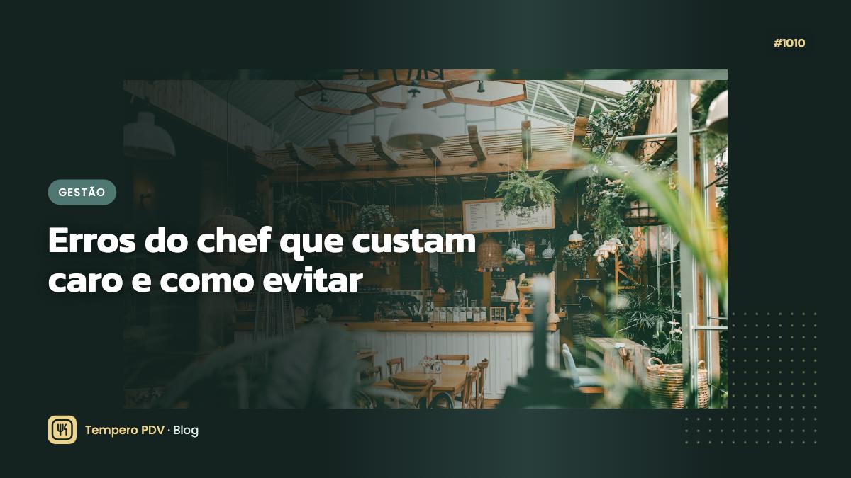 Chef de cozinha no restaurante