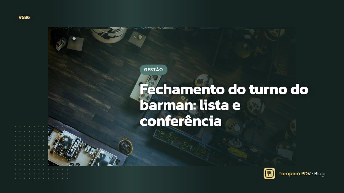 Barman no restaurante