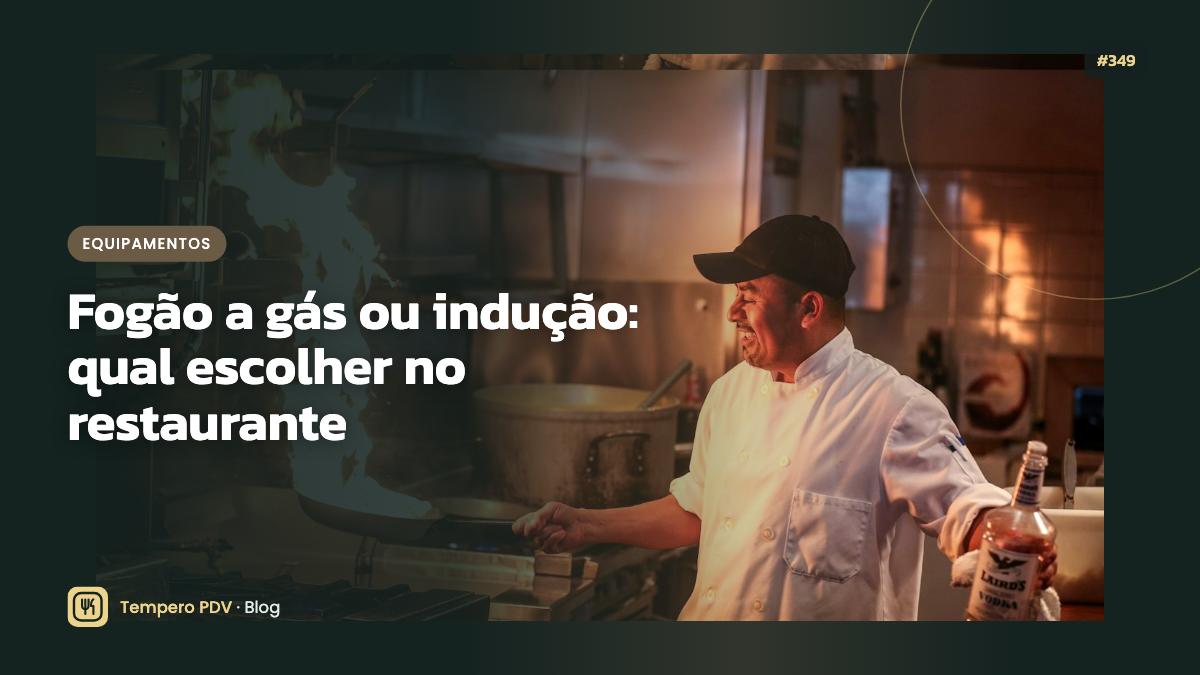 Fogão a gás ou indução