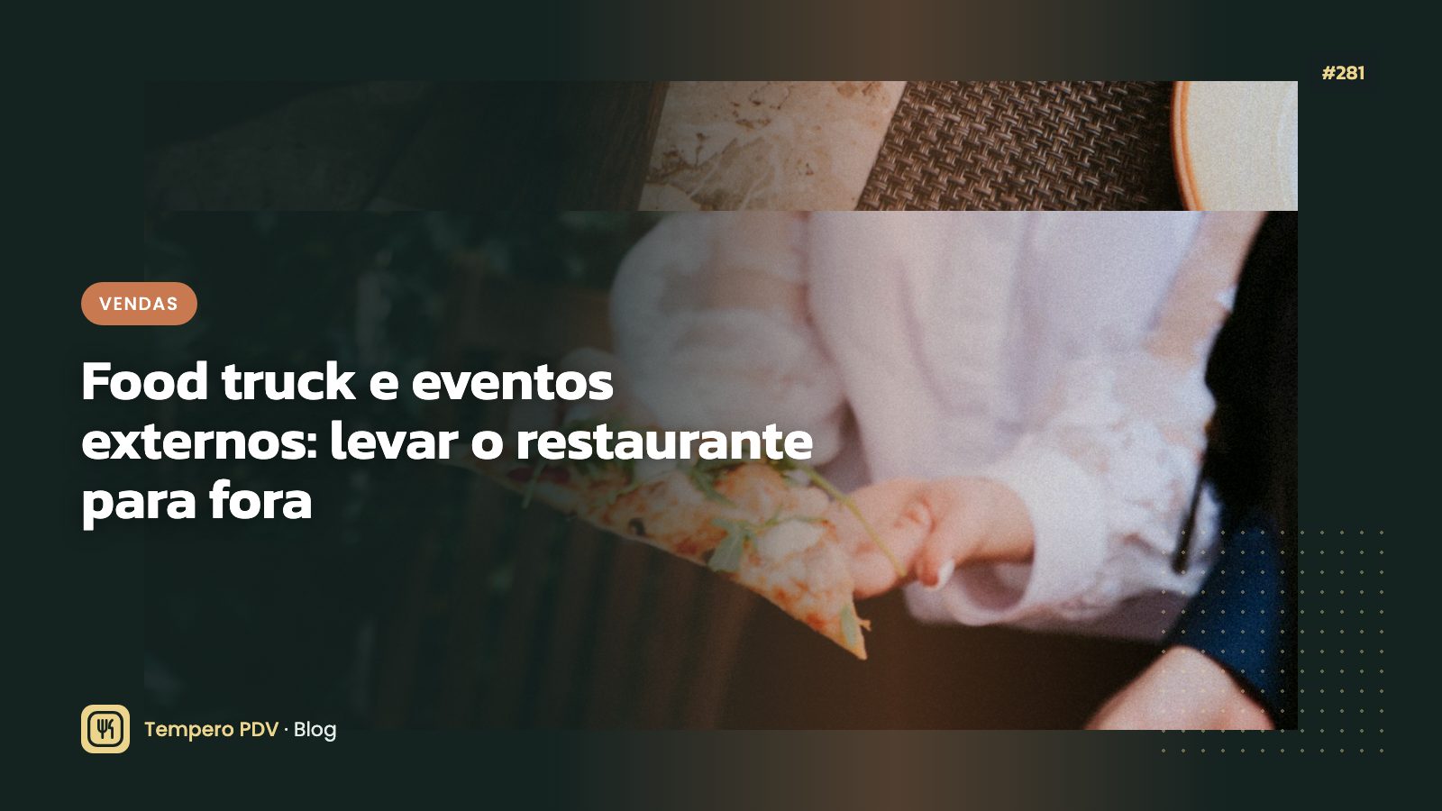 Food truck em uma feira gastronômica