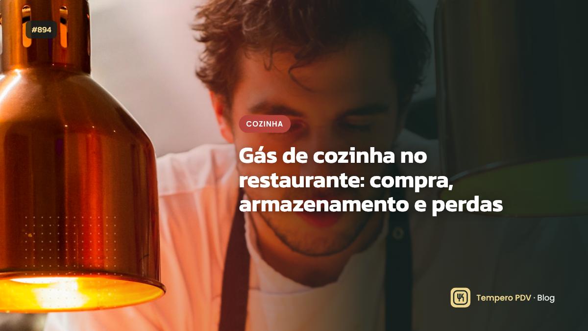 Gás de cozinha na cozinha do restaurante