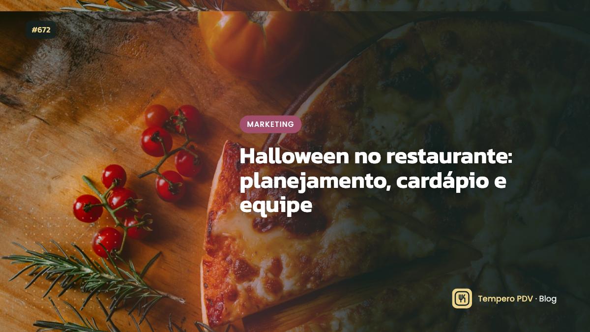 Halloween no restaurante