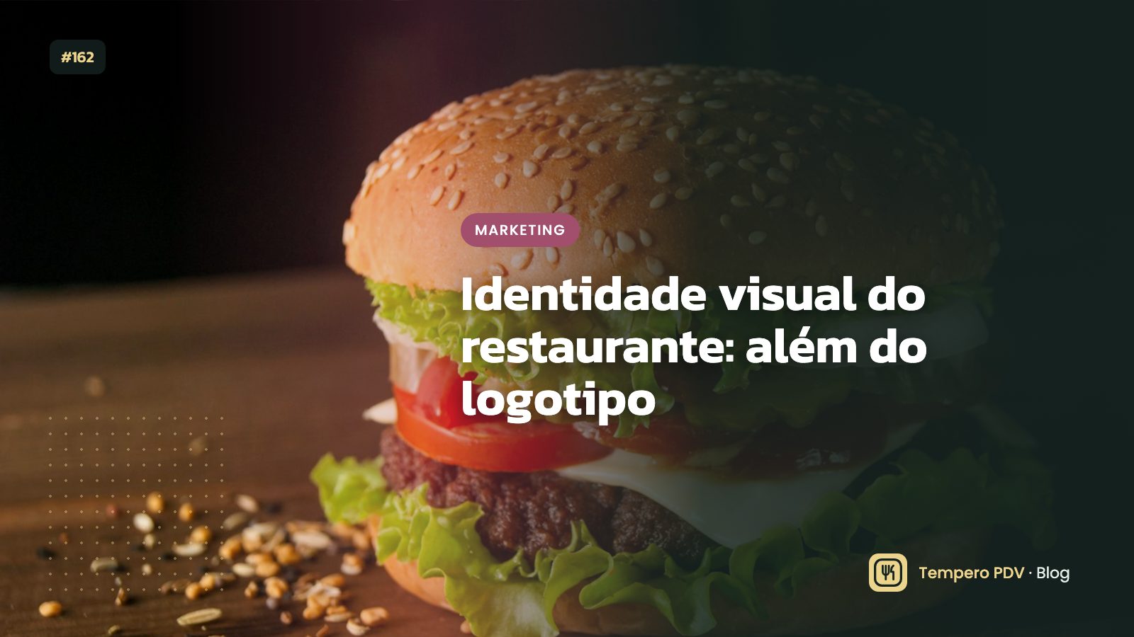 Cardápio impresso com identidade visual marcante