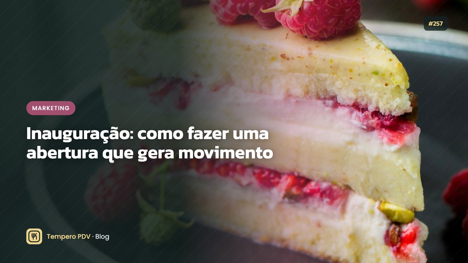 Salão decorado para inauguração