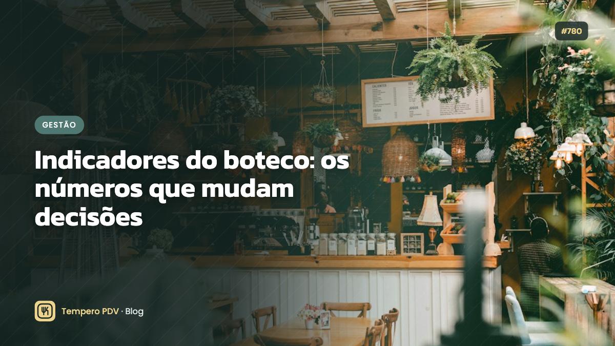 Indicadores do boteco: os números que mudam decisões