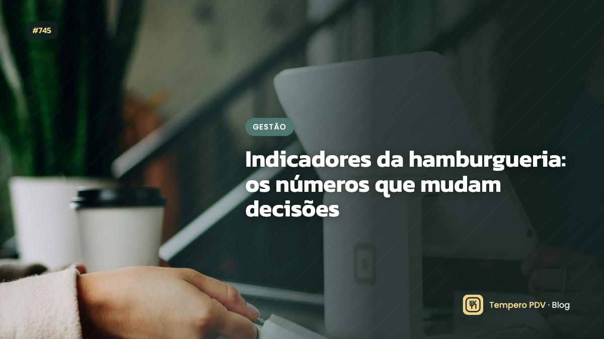 Indicadores da hamburgueria: os números que mudam decisões