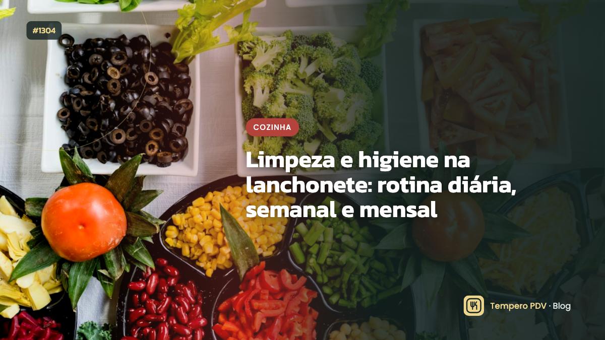 Limpeza e higiene na lanchonete: rotina diária, semanal e mensal