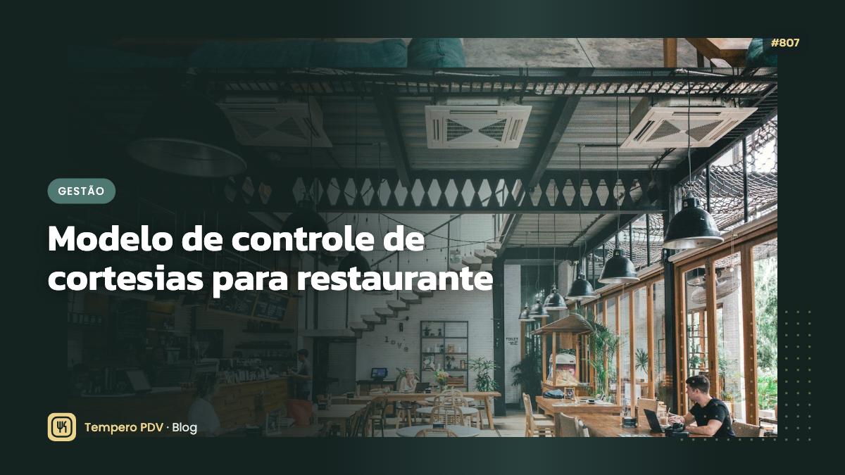 Modelo de controle de cortesias