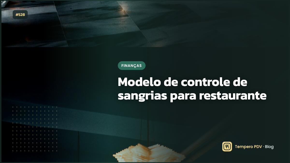 Modelo de controle de sangrias