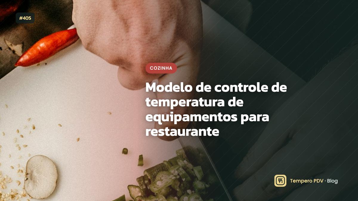 Modelo de controle de temperatura de equipamentos