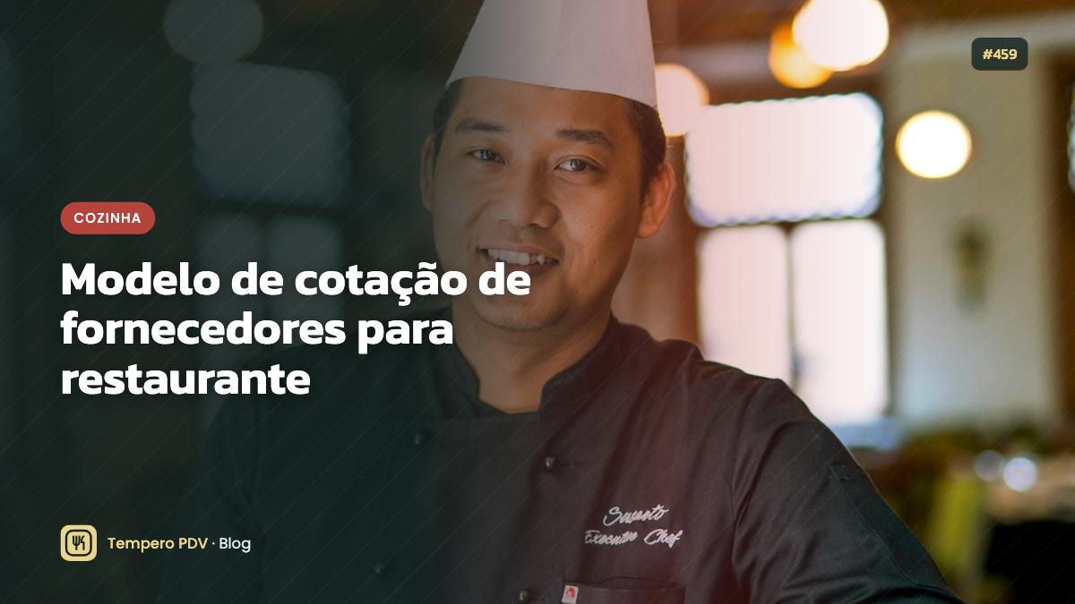 Modelo de cotação de fornecedores