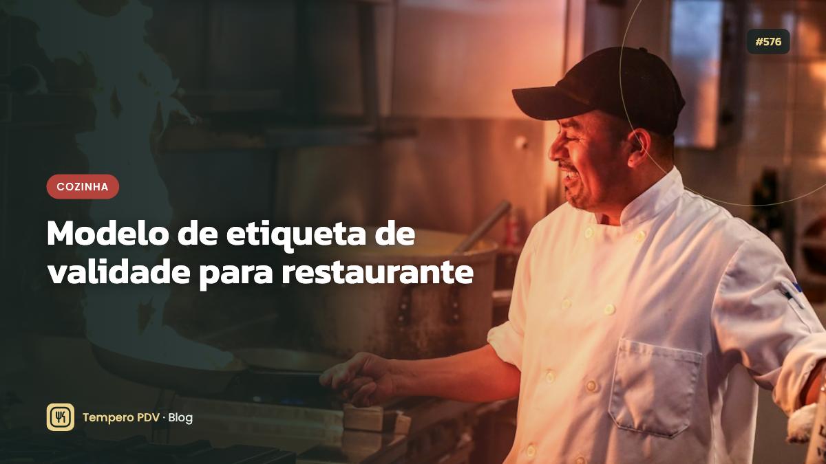Modelo de etiqueta de validade