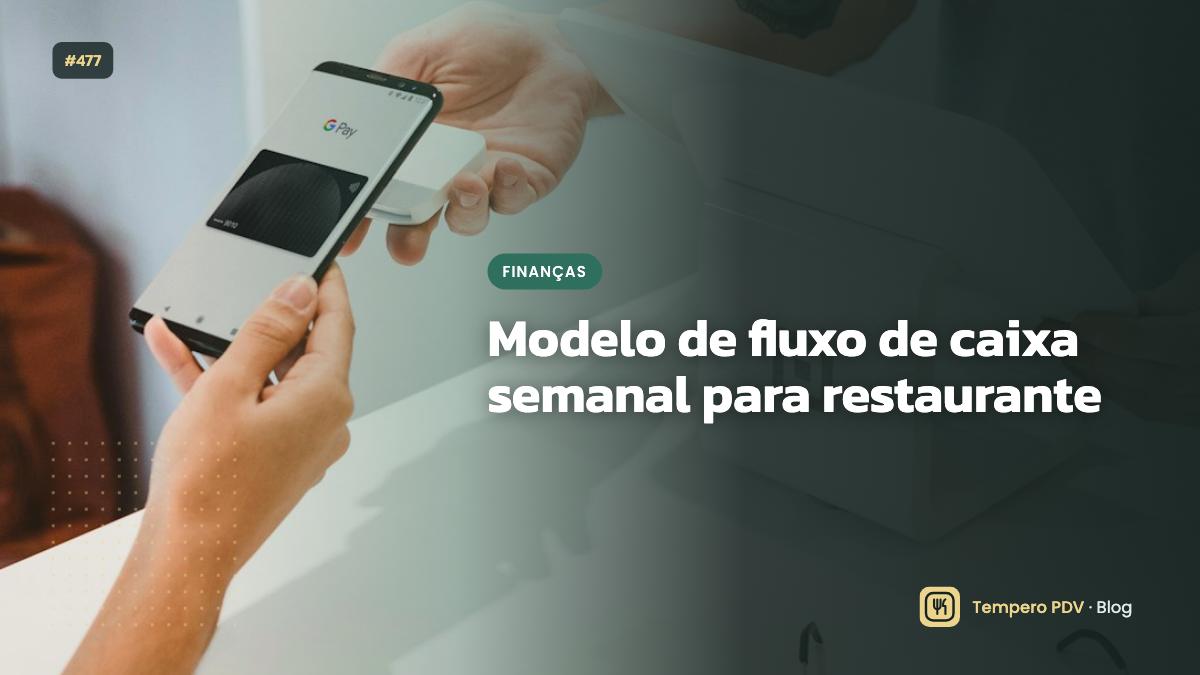 Modelo de fluxo de caixa semanal