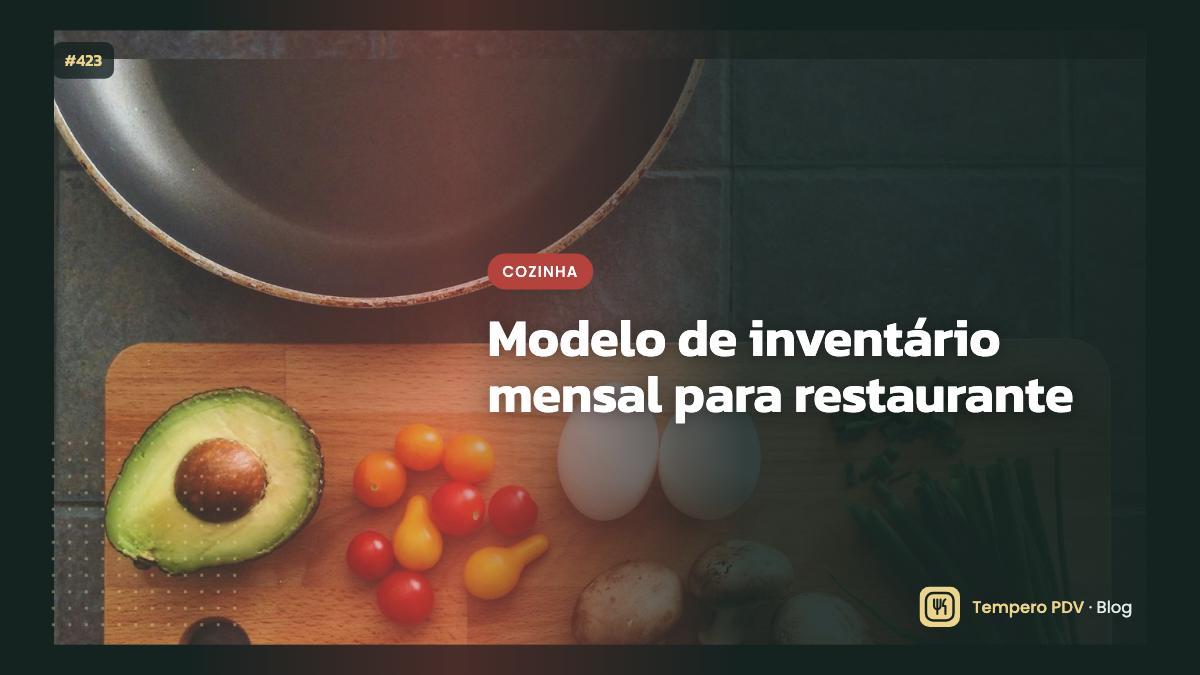 Modelo de inventário mensal