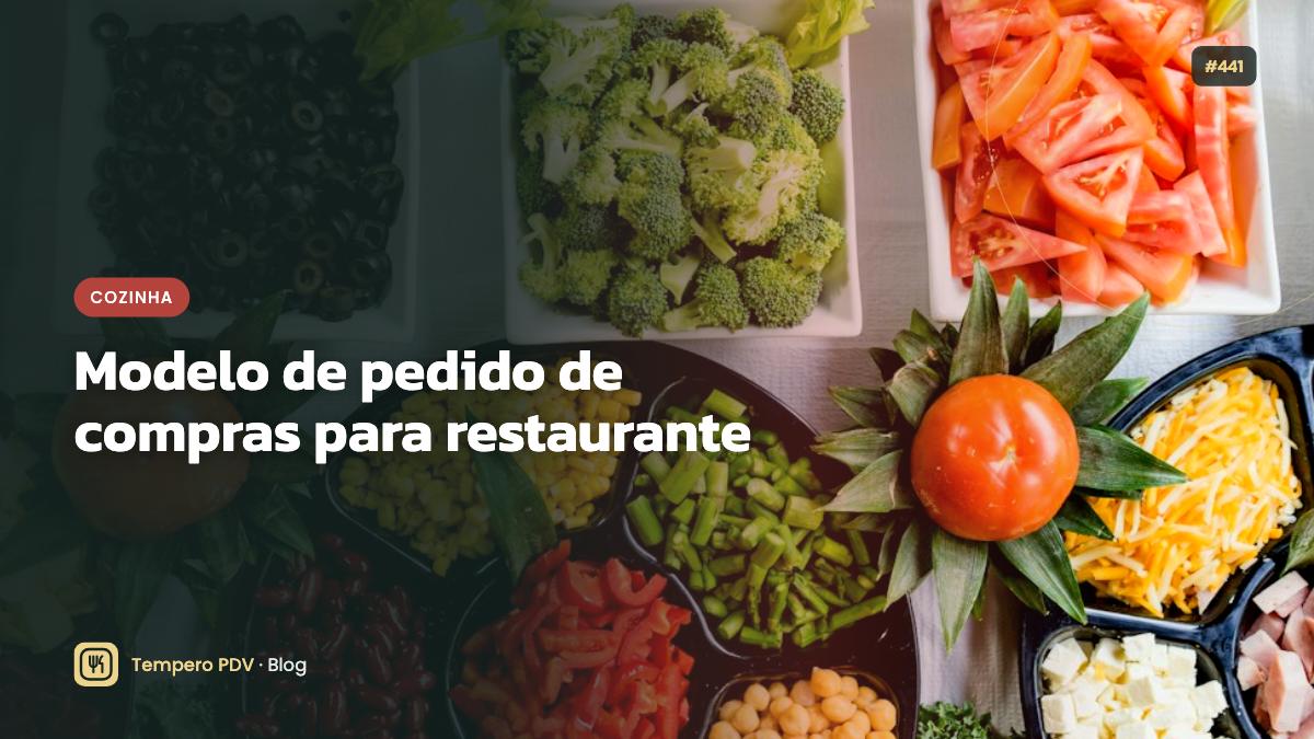 Modelo de pedido de compras