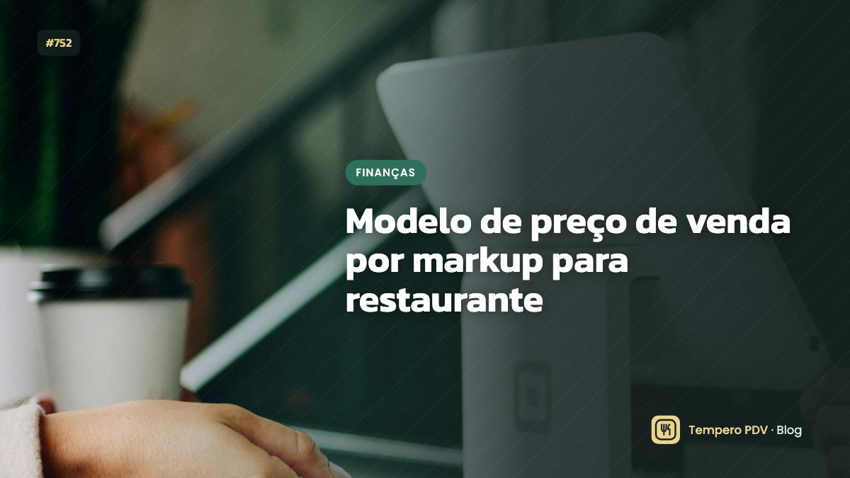 Modelo de preço de venda por markup