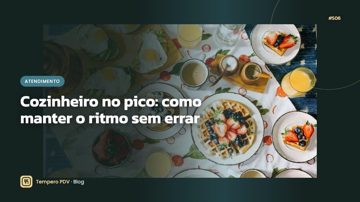 Cozinheiro no restaurante