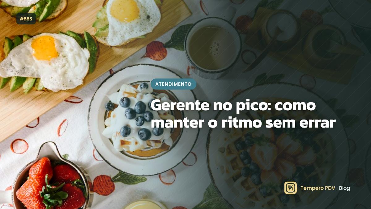 Gerente no restaurante