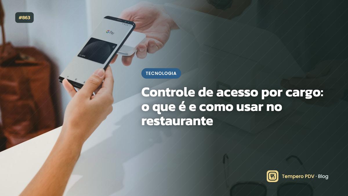 Glossário do restaurante: Controle de acesso por cargo