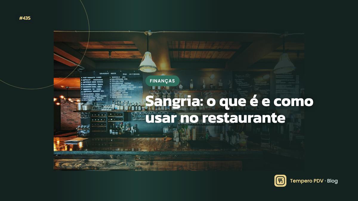 Glossário do restaurante: Sangria
