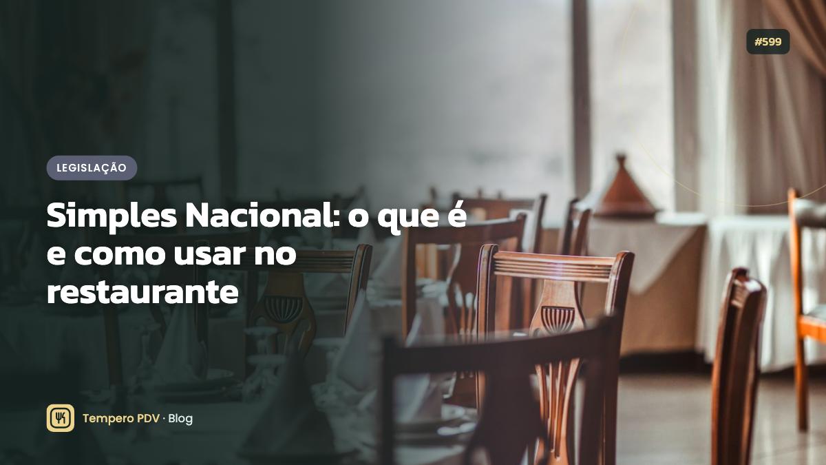 Glossário do restaurante: Simples Nacional