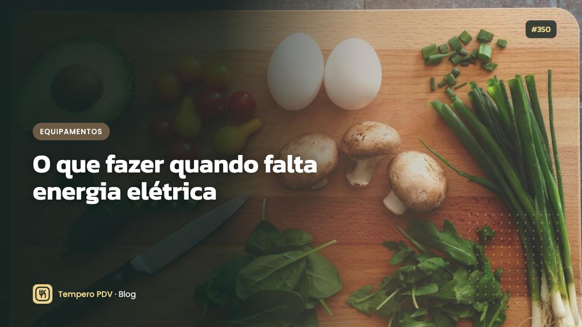 O que fazer quando falta energia elétrica