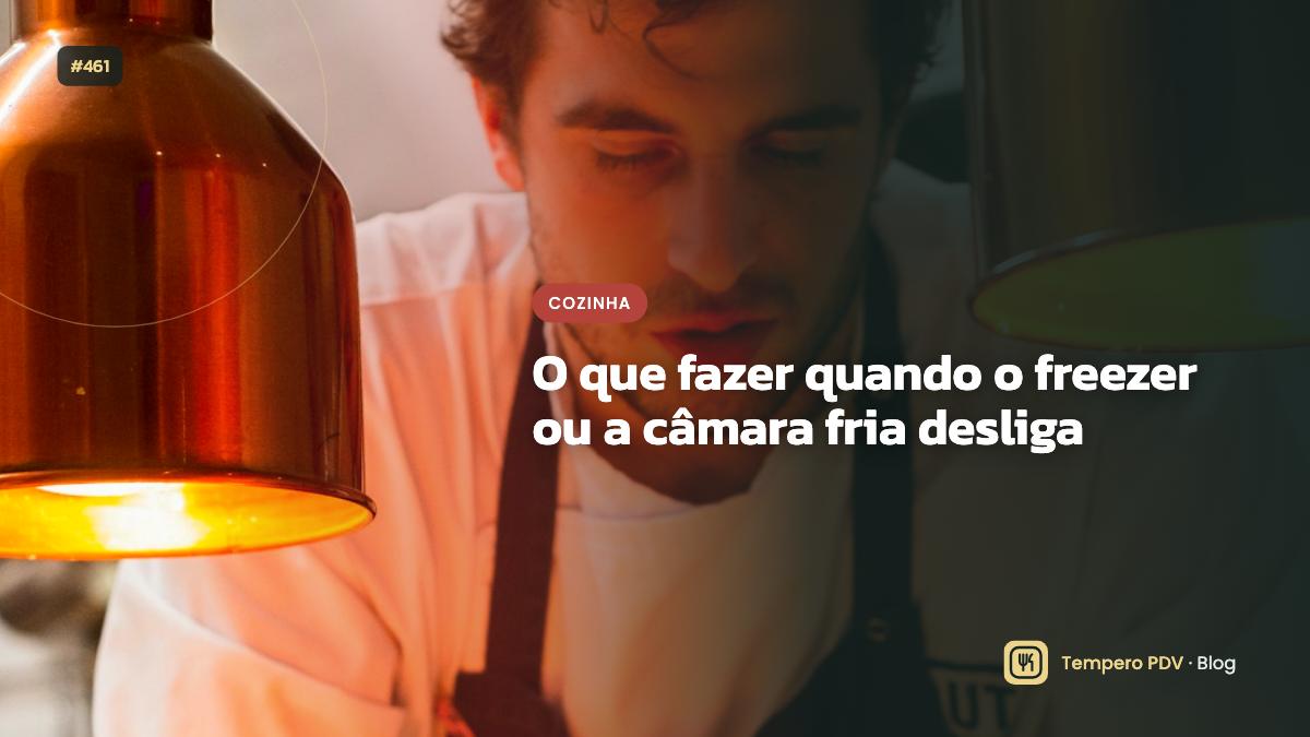 O que fazer quando o freezer ou a câmara fria desliga