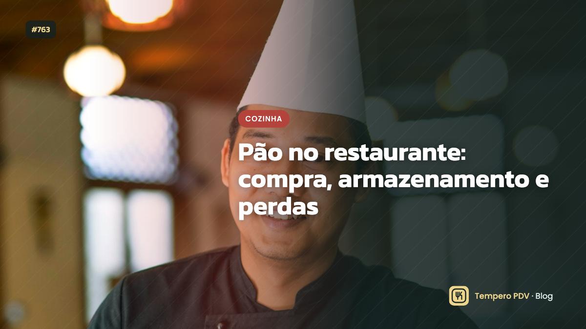 Pão na cozinha do restaurante