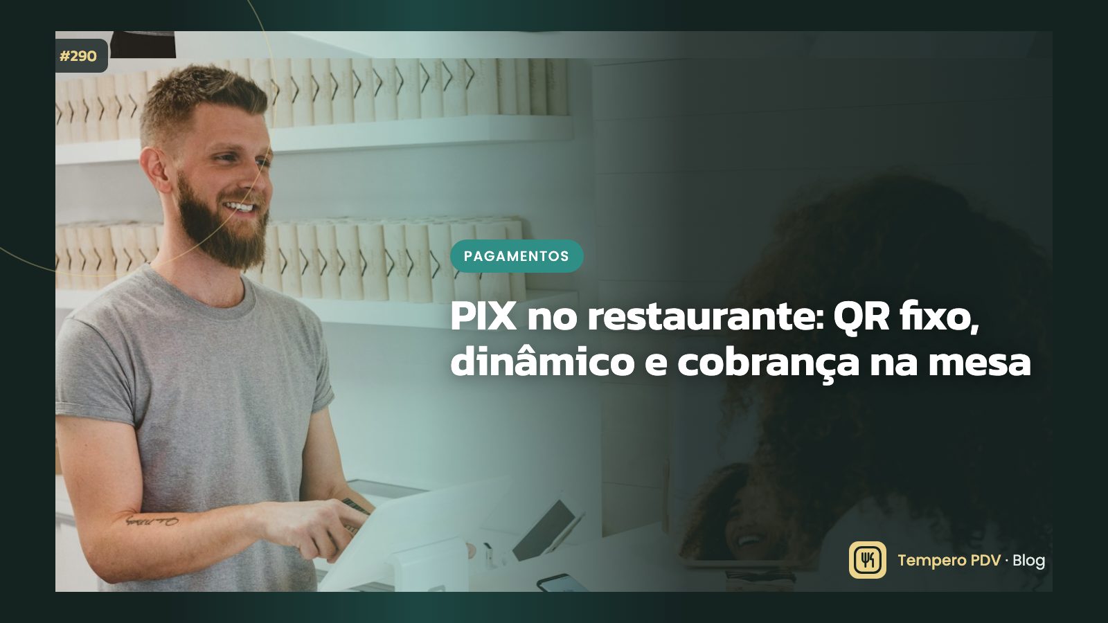 Cliente pagando com PIX pelo celular