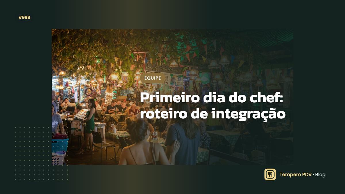 Chef de cozinha no restaurante