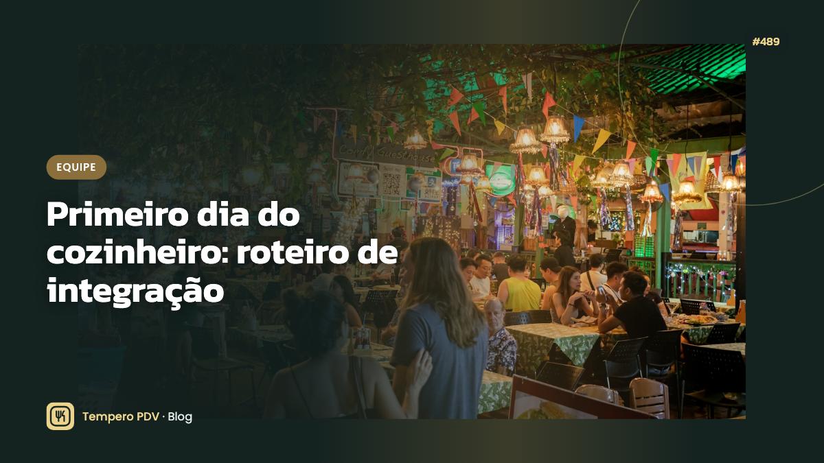 Cozinheiro no restaurante