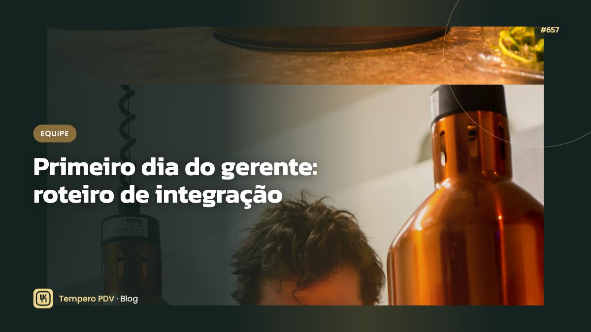 Gerente no restaurante