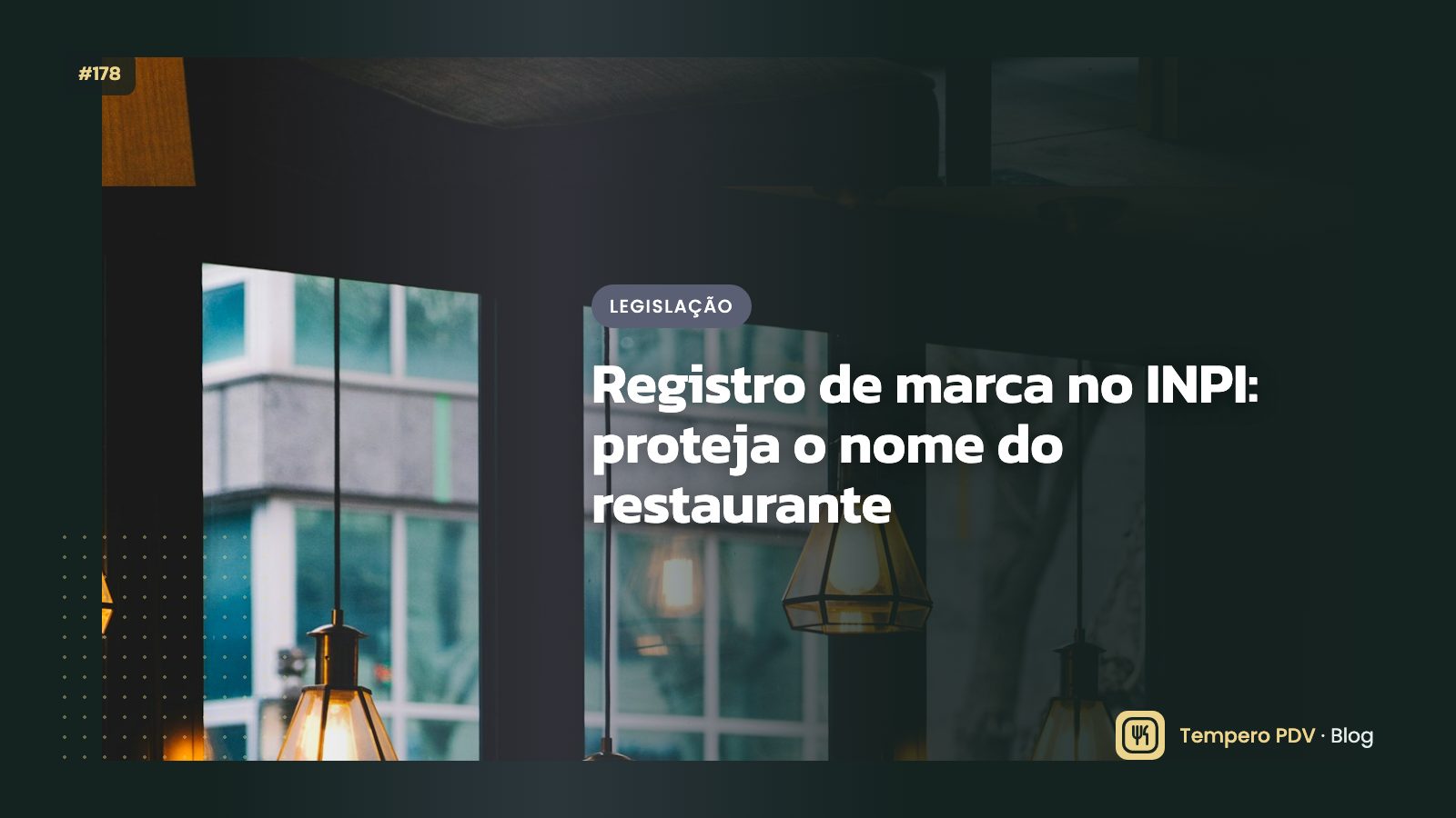Fachada com o nome do restaurante