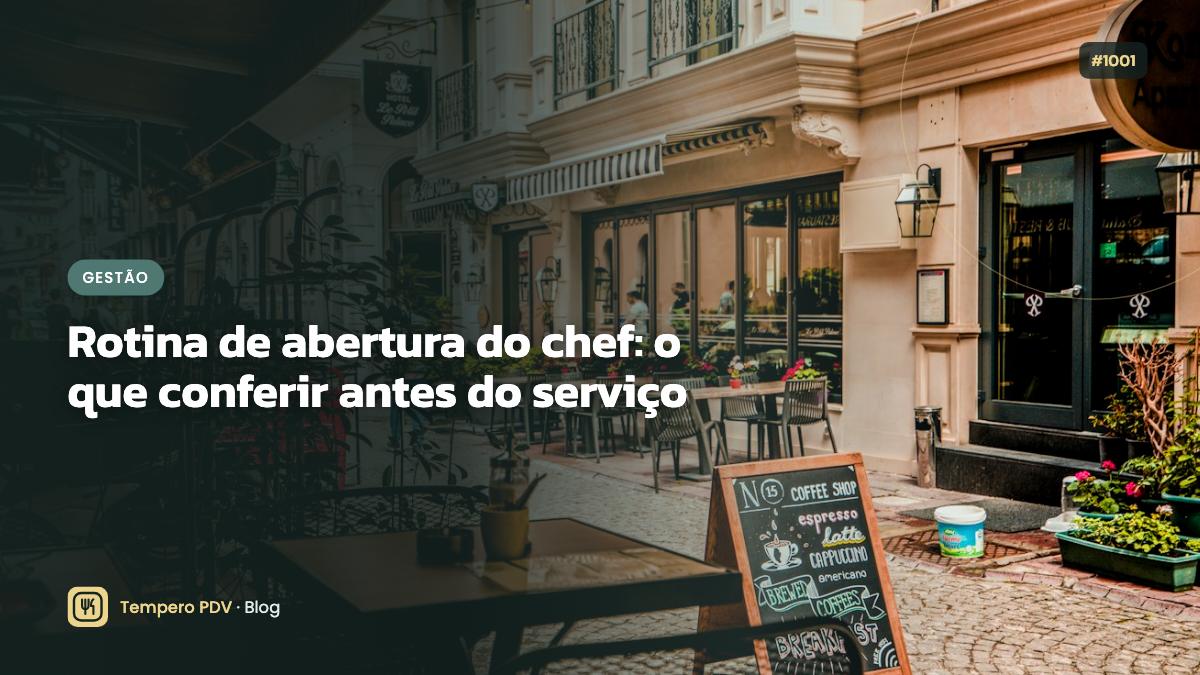 Chef de cozinha no restaurante