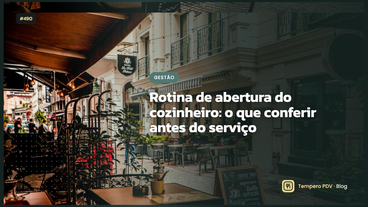 Cozinheiro no restaurante